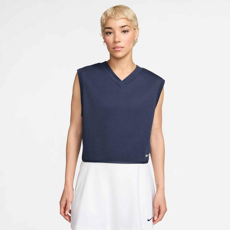 Nike Gilet de golf &agrave; col en V pour femmes