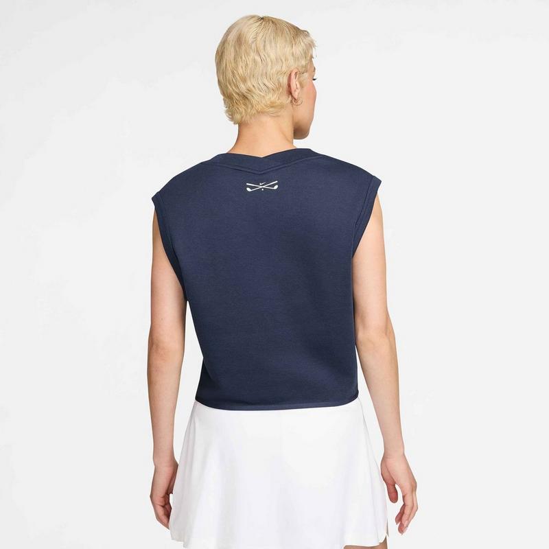 Nike Gilet de golf &agrave; col en V pour femmes