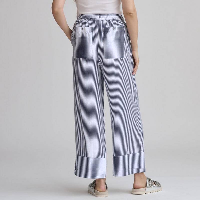 Splendid Pantalon &agrave; jambe large Ella &agrave; rayures pour femmes