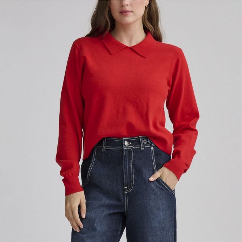 Splendid Chandail polo Phoebe pour femmes