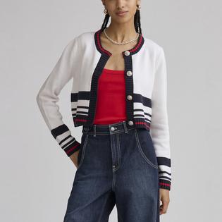 Splendid Women's Sailor Stripe Cardigan