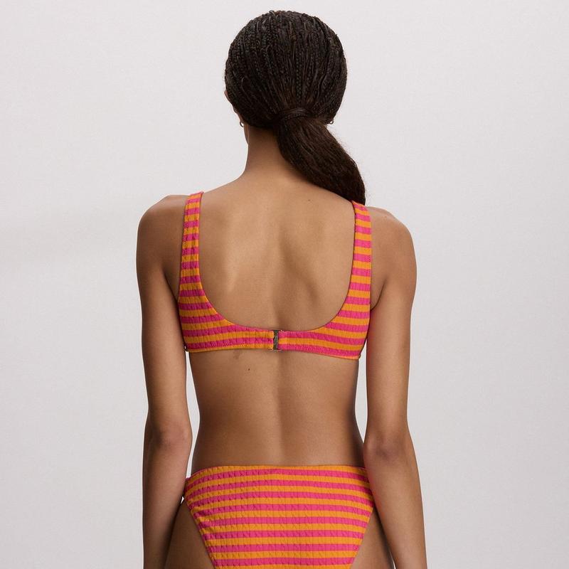 Polo Ralph Lauren Women's Striped V-Neck Bikini Top