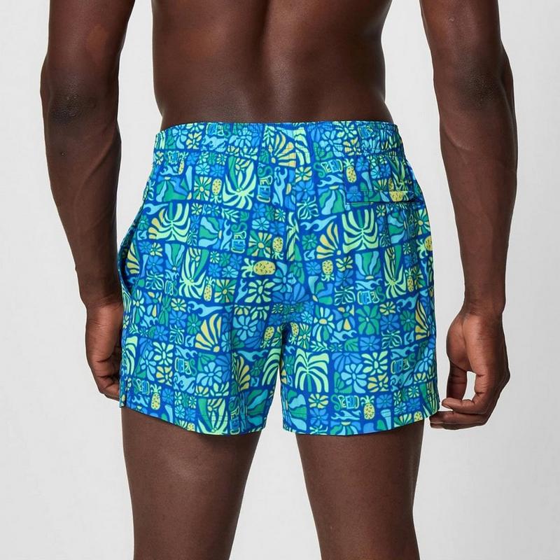 Speedo Maillot de bain &agrave; imprim&eacute; Redondo Edge 14 po pour hommes