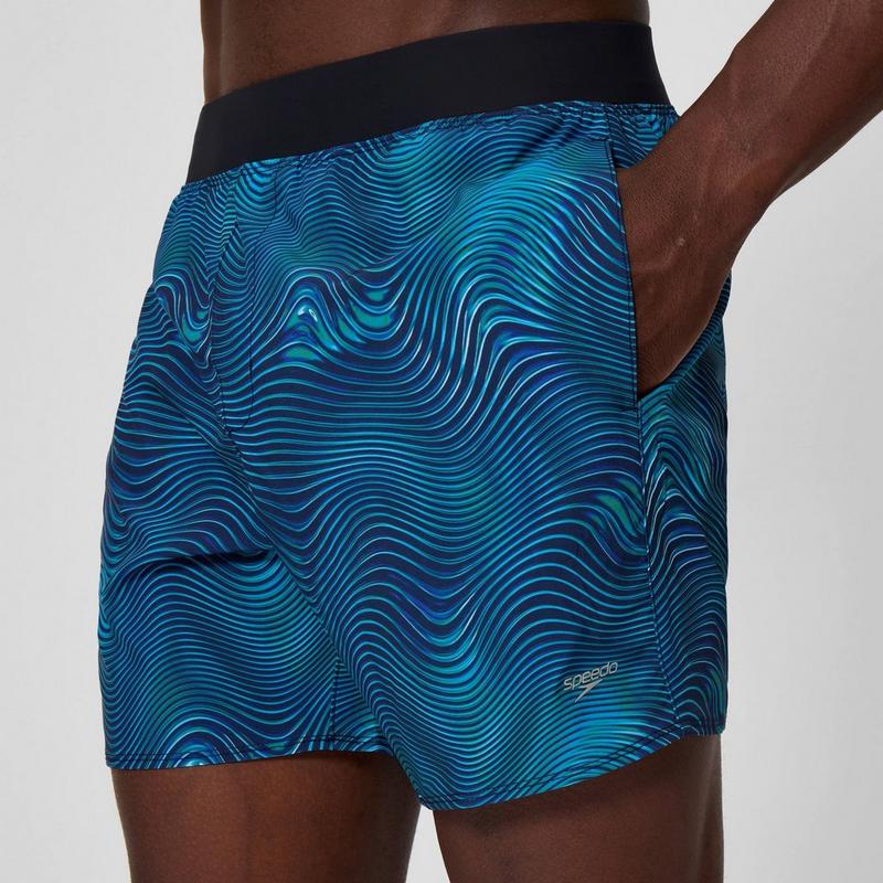 Speedo Short de bain imprim&eacute; Lookout 16 po pour hommes