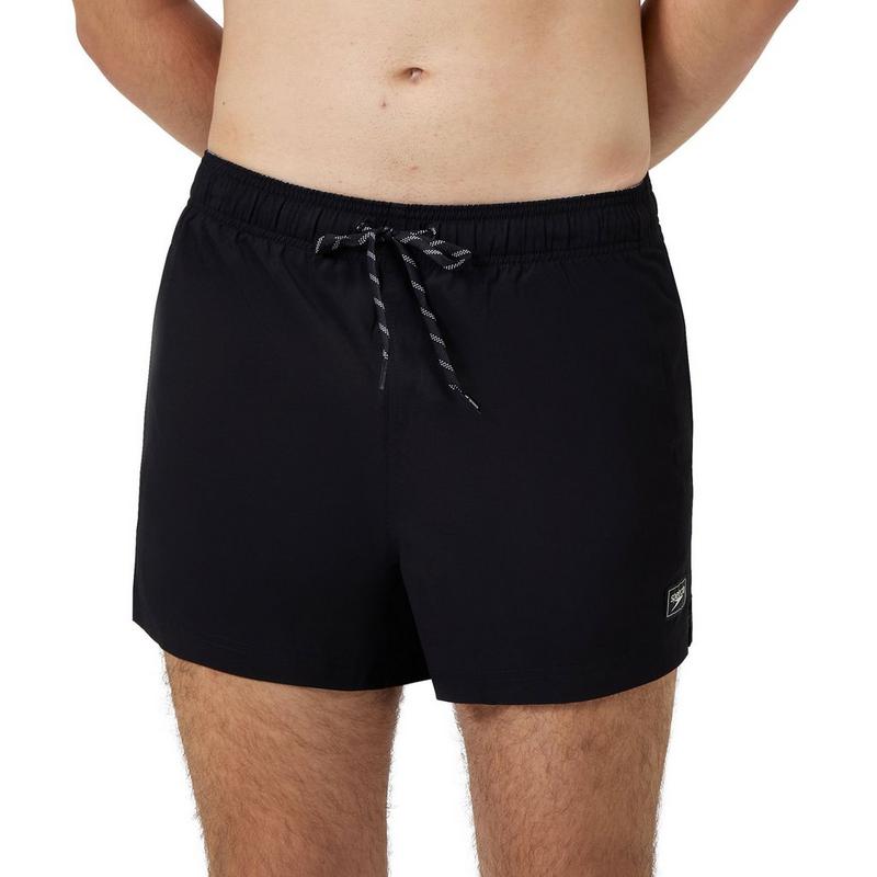 Speedo Maillot de bain uni Classics Rondo Edge 14 po pour hommes