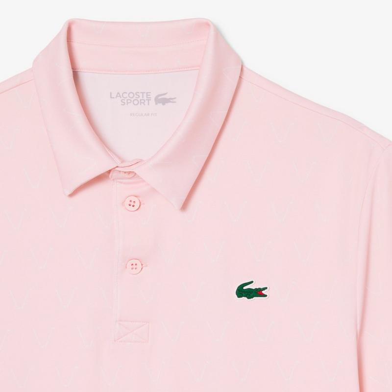 Lacoste Polo de golf &agrave; motifs pour hommes