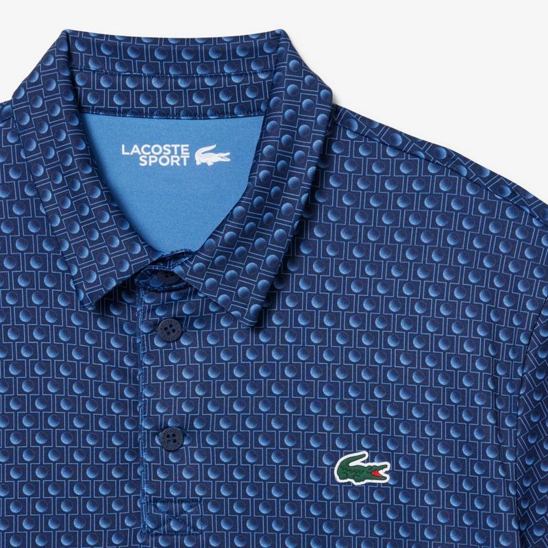 Lacoste Polo de golf &agrave; motifs pour hommes