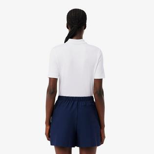 Lacoste Women's Slim Fit UV Protect Stretch Golf Polo