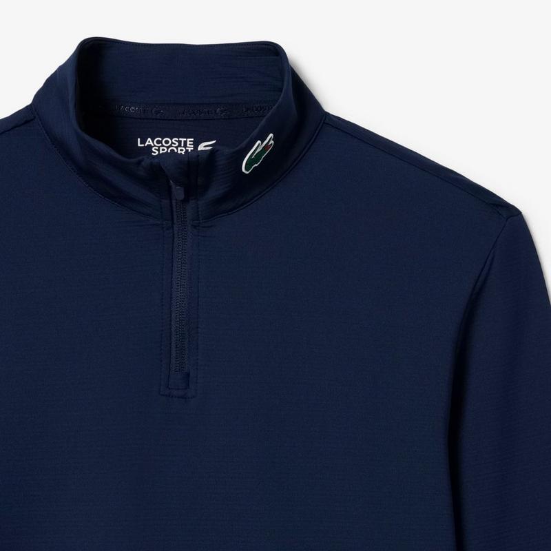 Lacoste Men's Ultra Dry Stretch 1/4-Zip Golf Top