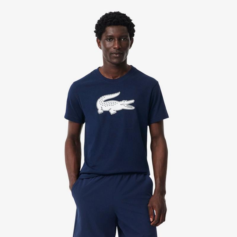 Lacoste Men's Ultra Dry XXL Logo Sport T-Shirt