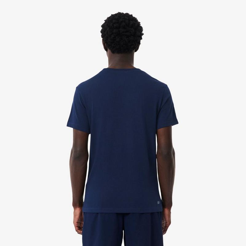 Lacoste Men's Ultra Dry XXL Logo Sport T-Shirt