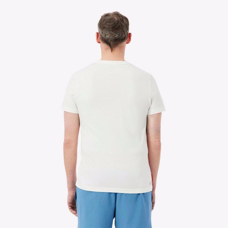 Lacoste Men's Roland-Garros Edition Ultra Dry Tennis T-Shirt