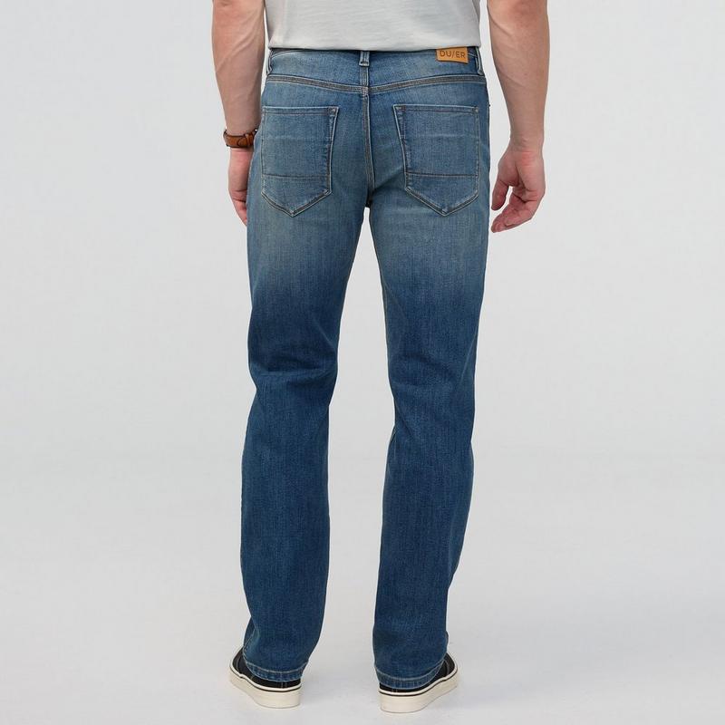 DUER Jean droit Performance Denim+ pour hommes (30 po)