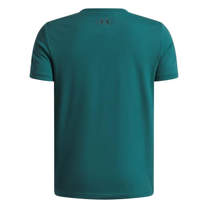 Under Armour Junior Boys' [8-16] Logo Wordmark Collage Short Sleeve T-Shirt