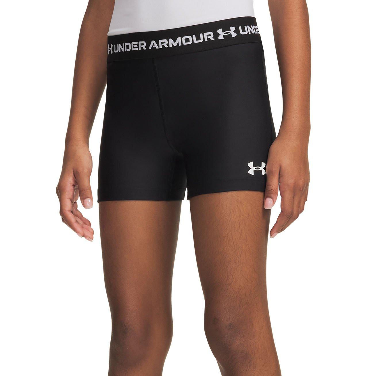 Under Armour | Junior's Girl's HeatGear Shortsy Shorts, Black, Size XL