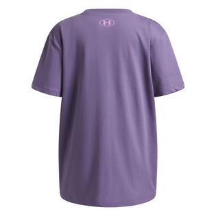 Under Armour Junior Girls' [7-16] Block Logo Oversized Short Sleeve T-Shirt