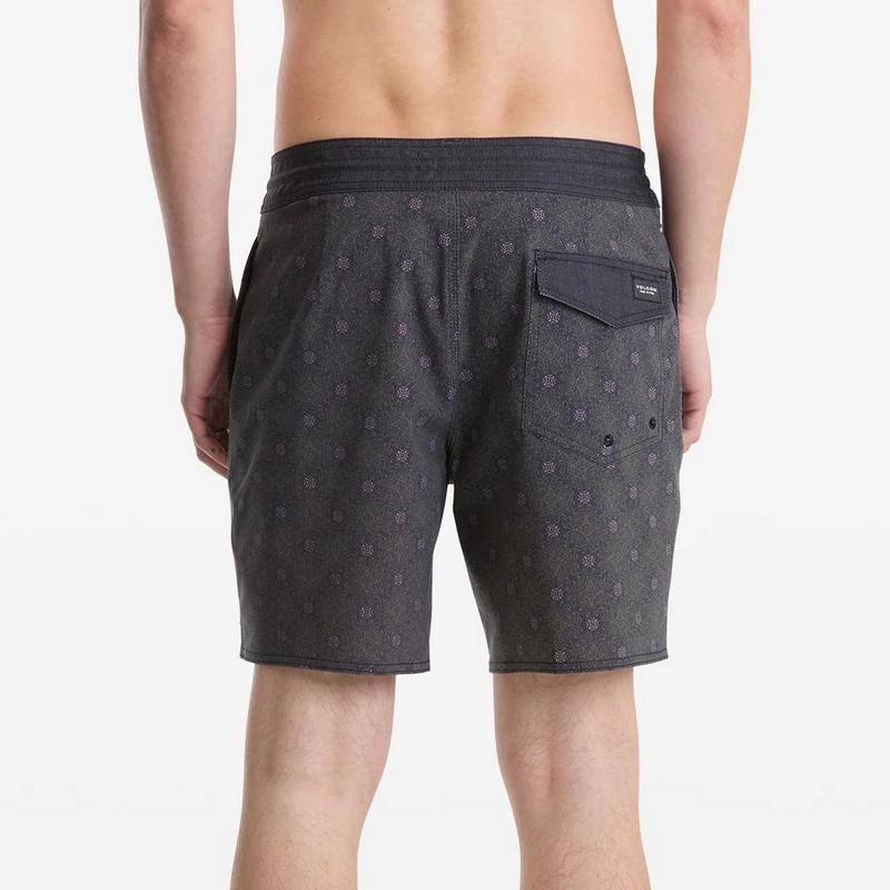 Volcom Short de bain Psyche Cotton Stoney 17 po pour hommes