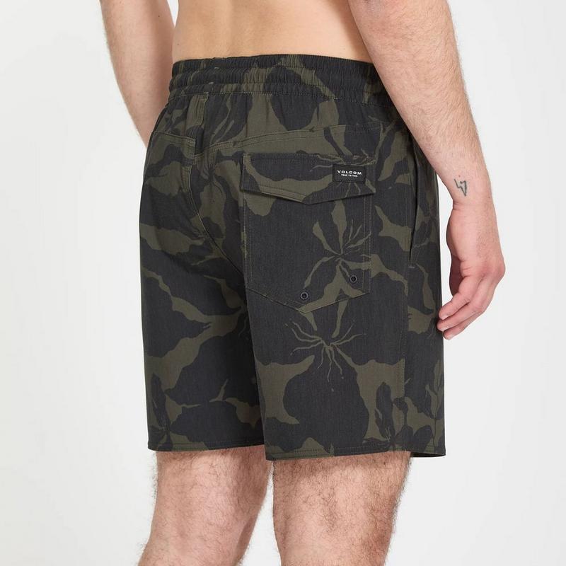 Volcom Short de bain en coton Psyche pour hommes