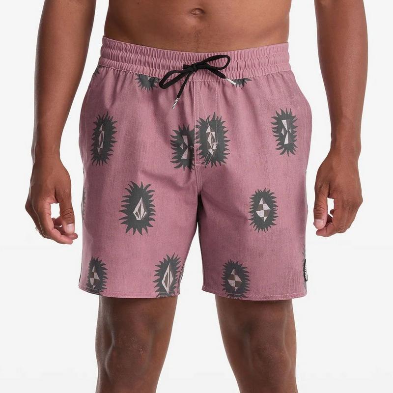 Volcom Short de bain en coton Psyche pour hommes