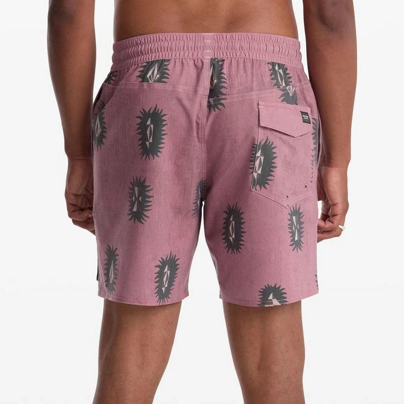Volcom Short de bain en coton Psyche pour hommes