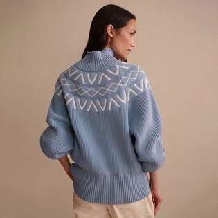 Varley Women's Marcie Fair Isle Yoke Knit Sweater