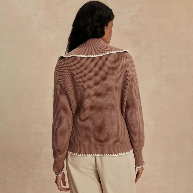 Varley Veste Sibley en tricot doux pour femmes