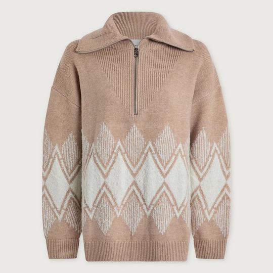 Women's Betty Jacquard Half-Zip Knit Sweater | Varley | Sporting