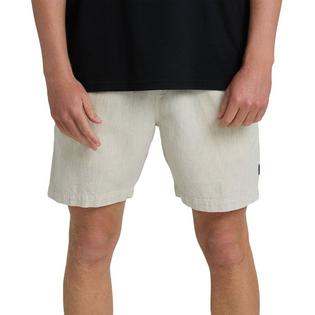Billabong Short &eacute;lastique en lin Sano pour hommes