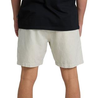 Billabong Short &eacute;lastique en lin Sano pour hommes