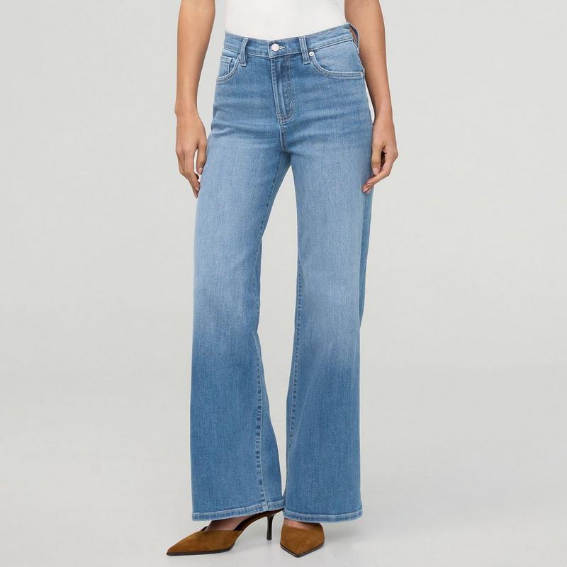 DUER Jean large &agrave; taille haute Performance Denim+ pour femmes