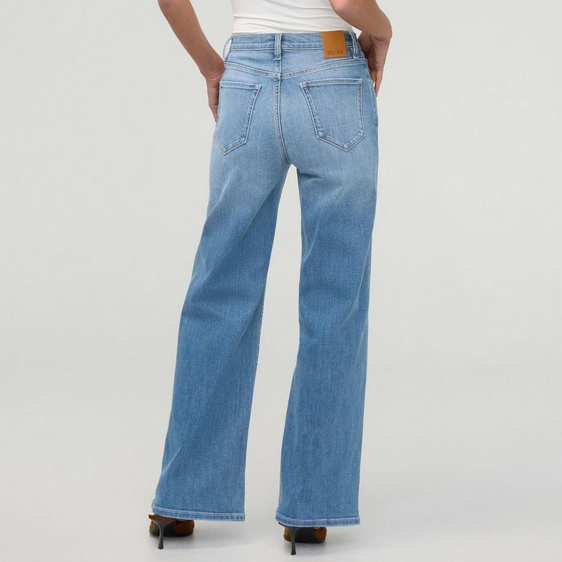 DUER Jean large &agrave; taille haute Performance Denim+ pour femmes