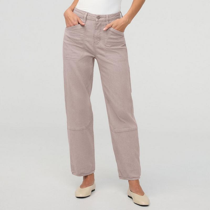 DUER Pantalon utilitaire en toile extensible pour femmes