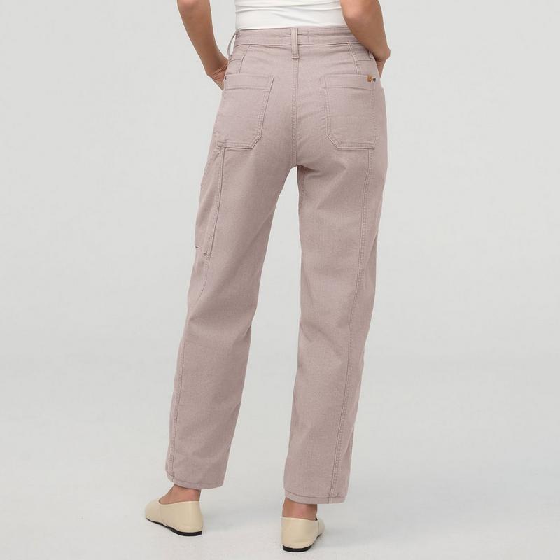 DUER Pantalon utilitaire en toile extensible pour femmes