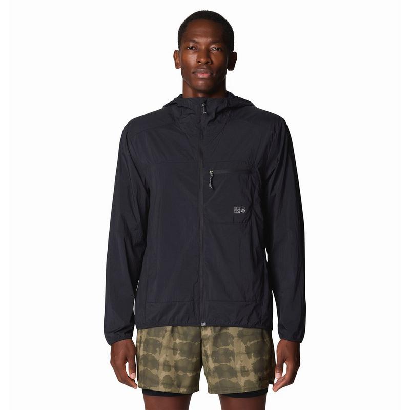 Mountain Hardwear Coupe-vent &agrave; capuchon pour hommes