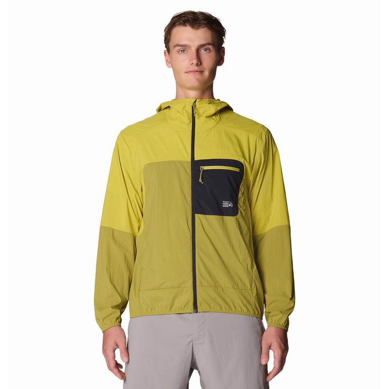 Mountain Hardwear Coupe-vent &agrave; capuchon pour hommes