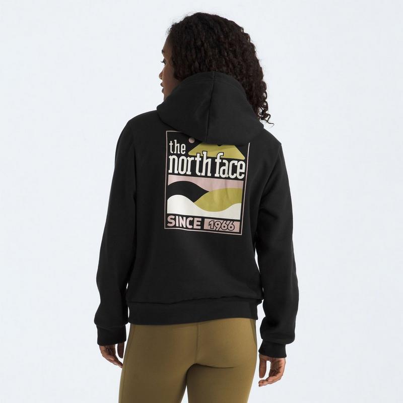 The North Face Chandail &agrave; capuchon &agrave; coupe standard Exploring Since '66 pour femmes