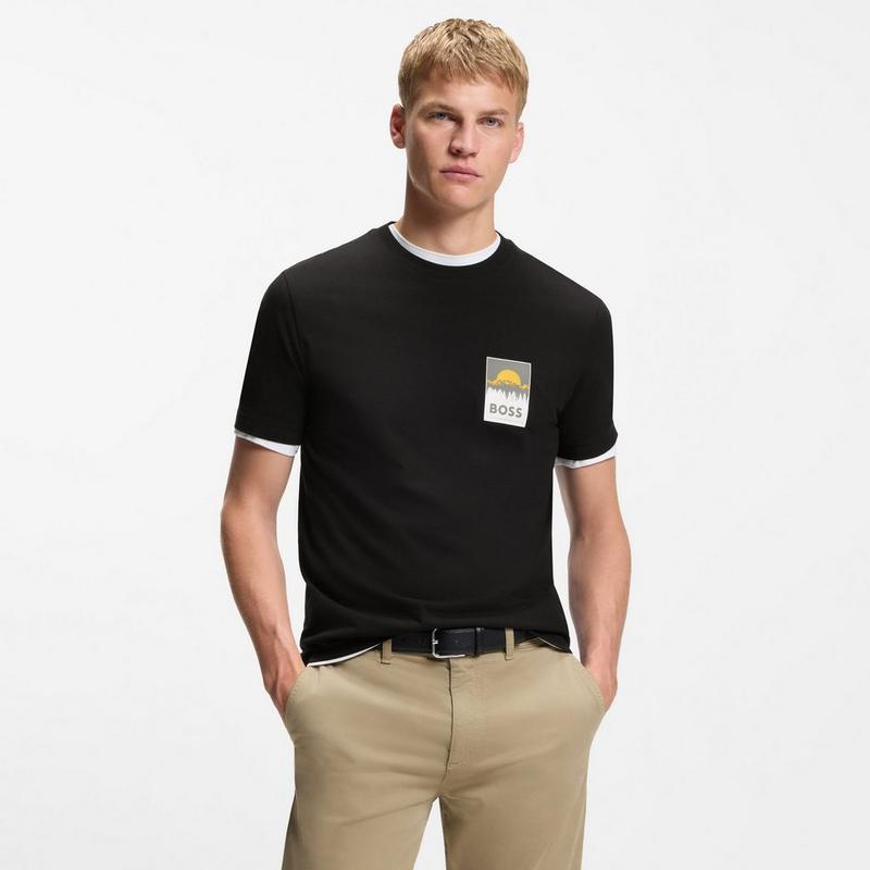 BOSS T-shirt Te Plain pour hommes