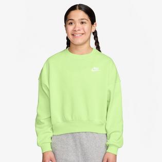 Nike Chandail Sportswear Club Fleece &agrave; coupe carr&eacute;e pour filles juniors [7-16]