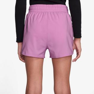 Nike Short d'entra&icirc;nement tiss&eacute; &agrave; taille haute One Dri-FIT pour filles juniors [7-16]
