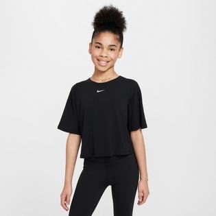 Nike Haut &agrave; manches courtes One Relaxed Dri-FIT pour filles juniors [7-16]