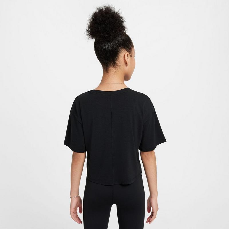 Nike Haut &agrave; manches courtes One Relaxed Dri-FIT pour filles juniors [7-16]