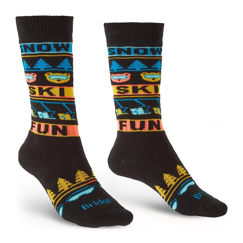 Bridgedale Juniors' Ski Merino Performance Over-the-Calf Sock (2 Pack)