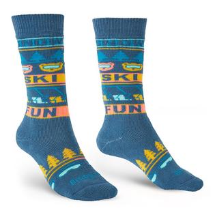 Bridgedale Juniors' Ski Merino Performance Over-the-Calf Sock (2 Pack)
