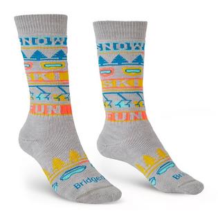 Bridgedale Chaussettes de ski Merino Performance par-dessus mollet pour juniors (paquet de 2)