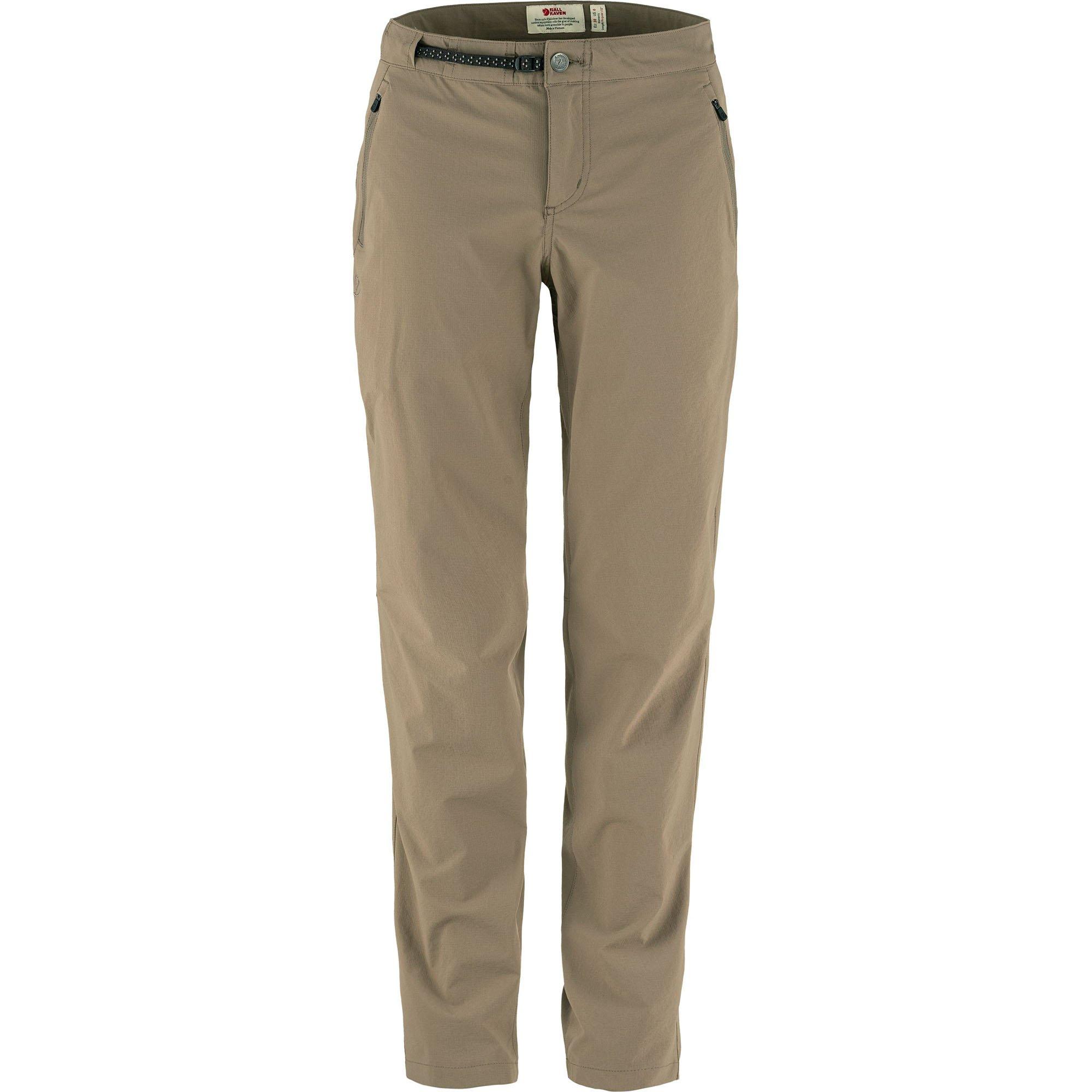 Fjallraven | Women's High Coast Trail Pants, Suede Brown, Size 44