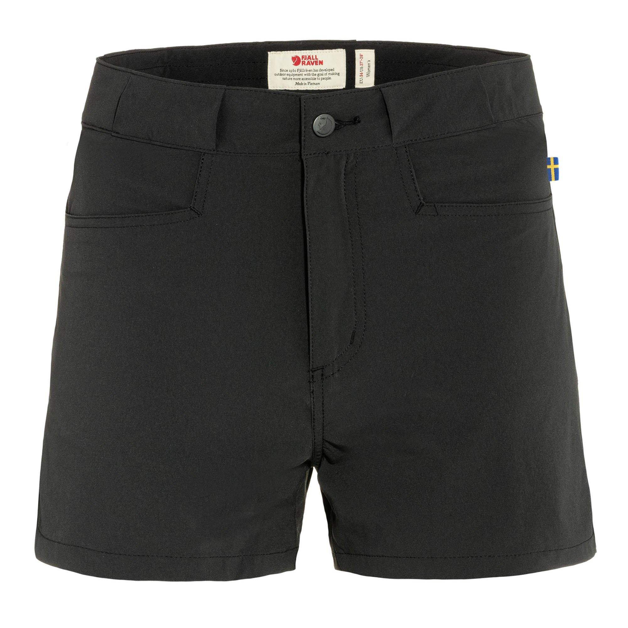 Fjallraven | Women's High Coast Lite Shorts, Black, Size 44