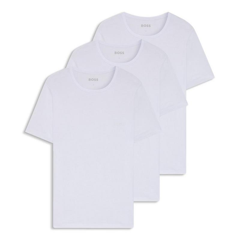 BOSS T-shirt &agrave; col ras du cou BOSS ONE pour hommes (paquet de 3)