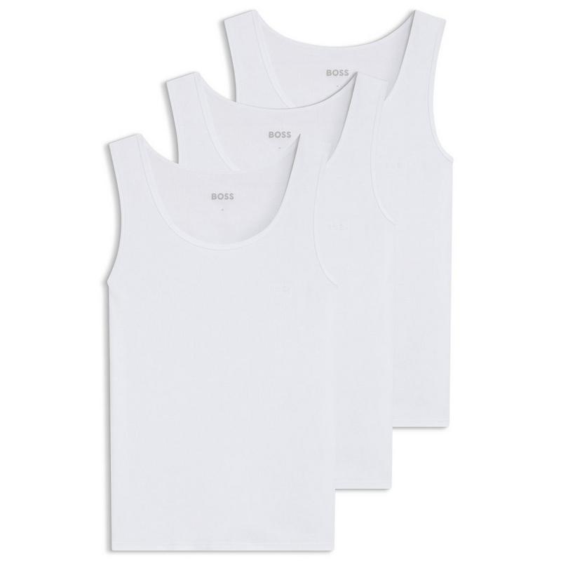 BOSS Men's BOSS ONE Cotton Tank Top (3 Pack)