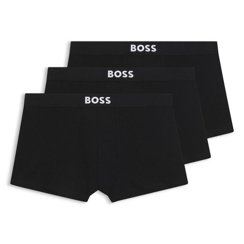 BOSS Men's BOSS ONE Trunk Boxer Brief (3 Pack)