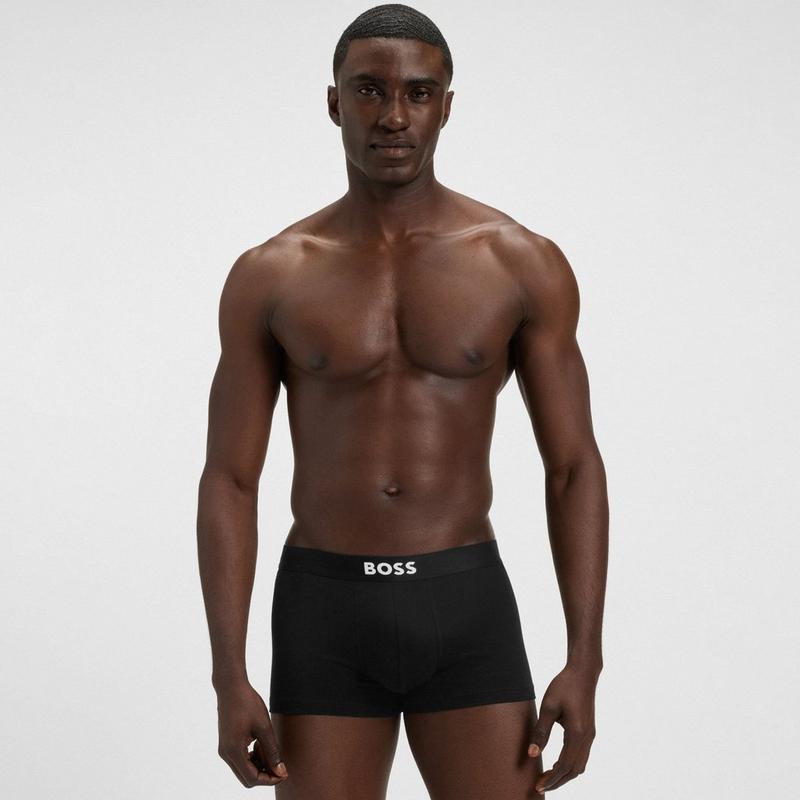 BOSS Men's BOSS ONE Trunk Boxer Brief (3 Pack)